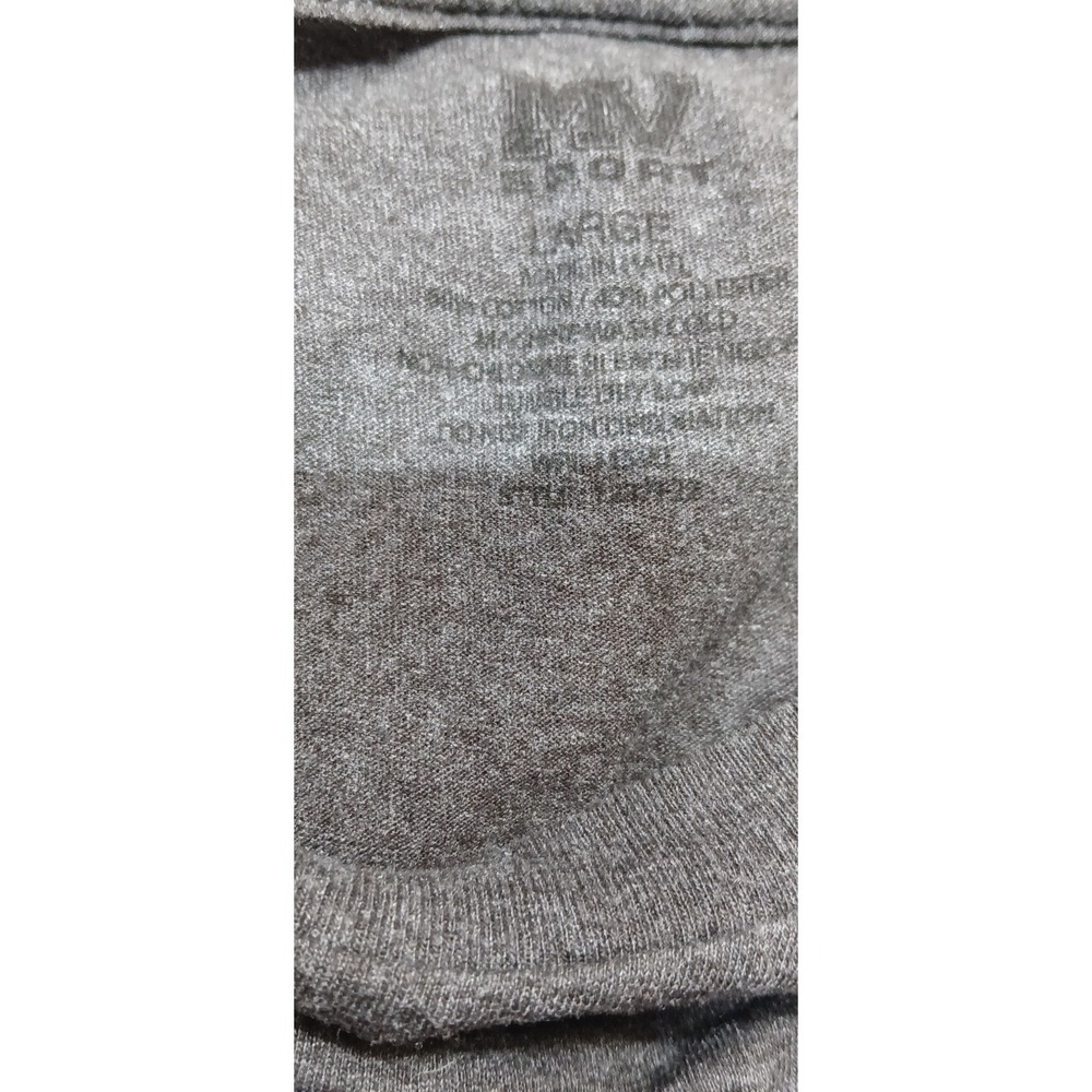 MV Sport San Antonio Texas T-Shirt Mens Large Grey Lone Star State Tee - Picture 6 of 7